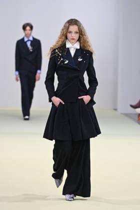 Milan, Milan Women s Fashion Week Fall Winter 2026 27 - Women s Fashion, Fall Winter 2026 27 - Vivetta fashion show - catwalk in the photo: model  Copyright: xSimonaxChiocciax xipa-agency.netx xFotosickix IPA_Agency_IPA72032673