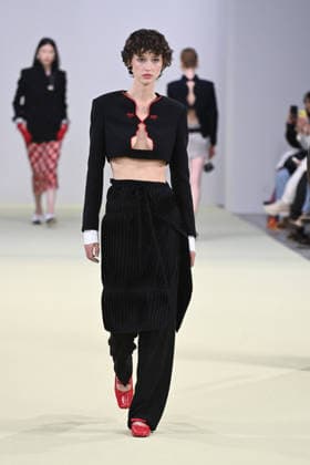Milan, Milan Women s Fashion Week Fall Winter 2026 27 - Women s Fashion, Fall Winter 2026 27 - Vivetta fashion show - catwalk in the photo: model  Copyright: xSimonaxChiocciax xipa-agency.netx xFotosickix IPA_Agency_IPA72032713