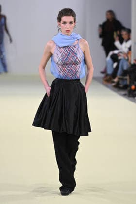 Milan, Milan Women s Fashion Week Fall Winter 2026 27 - Women s Fashion, Fall Winter 2026 27 - Vivetta fashion show - catwalk in the photo: model  Copyright: xSimonaxChiocciax xipa-agency.netx xFotosickix IPA_Agency_IPA72032774