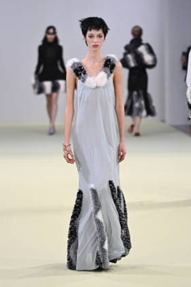 Milan, Milan Women s Fashion Week Fall Winter 2026 27 - Women s Fashion, Fall Winter 2026 27 - Vivetta fashion show - catwalk in the photo: model  Copyright: xSimonaxChiocciax xipa-agency.netx xFotosickix IPA_Agency_IPA72032809