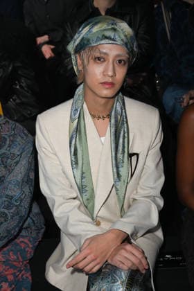 Milan, Milan Women s Fashion Week Fall Winter 2026 27 - Women s Fashion, Fall Winter 2026 27 - Etro fashion show - Front Row in the photo: Basatsu  Copyright: xSimonaxChiocciax xipa-agency.netx xFotosickix IPA_Agency_IPA72029887