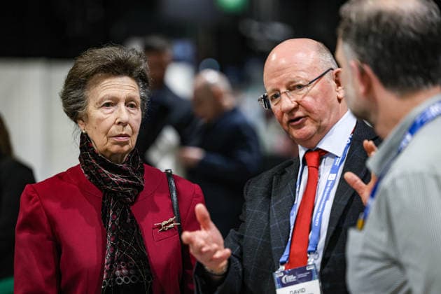 February 26, 2026, Glasgow, Scotland, United Kingdom: ANNE, PRINCESS ROYAL of GREAT BRITAIN speaks with scientists, ocean health researchers, and data collectors during the Ocean Sciences Meeting in Glasgow, Scotland. The meeting draws around 6,000 attendees and 2026 marked the first time in its 44-year history that it was held outside the United States. The Princess is Royal Patron of WISE, the Association for Science Education, and the London International Youth Science Forum. Glasgow United Kingdom - ZUMAo116 20260226_znp_o116_017 Copyright: xBiancaxOterox