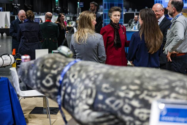 February 26, 2026, Glasgow, Scotland, United Kingdom: ANNE, PRINCESS ROYAL of GREAT BRITAIN speaks with scientists, ocean health researchers, and data collectors during the Ocean Sciences Meeting in Glasgow, Scotland. The meeting draws around 6,000 attendees and 2026 marked the first time in its 44-year history that it was held outside the United States. The Princess is Royal Patron of WISE, the Association for Science Education, and the London International Youth Science Forum. Glasgow United Kingdom - ZUMAo116 20260226_znp_o116_018 Copyright: xBiancaxOterox