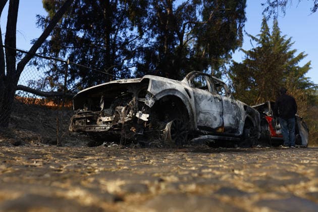 News Bilder des Tages #2 Life in Tapalpa after military operation that killed cartel leader El Mencho TAPALPA, MEXICO - FEBRUARY 25: A view of burned cars after a military operation that killed cartel leader Nemesio Oseguera, El Mencho , in Tapalpa, Mexico. on February 25, 2026. Stringer Anadolu Tapalpa Mexico. Editorial use only. Please get in touch for any other usage.  Copyright: x2026xAnadoluxStringerx