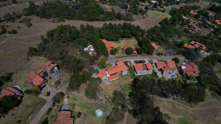 Life in Tapalpa after military operation that killed cartel leader El Mencho TAPALPA, MEXICO - FEBRUARY 25: An aerial view of the Tapalpa Country Club, following a military operation that killed cartel leader Nemesio Oseguera, El Mencho , in Tapalpa, Mexico on February 25, 2026. Stringer Anadolu Tapalpa Mexico. Editorial use only. Please get in touch for any other usage.  Copyright: x2026xAnadoluxStringerx