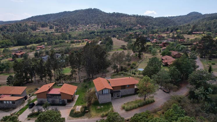 Life in Tapalpa after military operation that killed cartel leader El Mencho TAPALPA, MEXICO - FEBRUARY 25: An aerial view of the Tapalpa Country Club, following a military operation that killed cartel leader Nemesio Oseguera, El Mencho , in Tapalpa, Mexico on February 25, 2026. Stringer Anadolu Tapalpa Mexico. Editorial use only. Please get in touch for any other usage.  Copyright: x2026xAnadoluxStringerx
