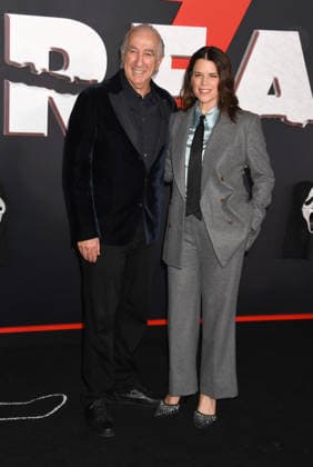 LOS ANGELES, CA - FEBRUARY 25: Neve Campbell at the global premiere of Scream 7 at The Paramount Theater in Los Angeles, California on February 25, 2026. Copyright: xJeffreyxMayerx