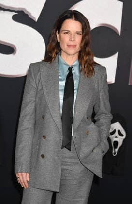 LOS ANGELES, CA - FEBRUARY 25: Neve Campbell at the global premiere of Scream 7 at The Paramount Theater in Los Angeles, California on February 25, 2026. Copyright: xJeffreyxMayerx