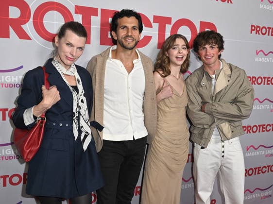 ˜Protector™ Los Angeles Special Screening Milla Jovovich, Gabriel Sloyer, Isabel Myers and Shane Williams arriving at the Protector Los Angeles special screening held at AMC The Grove on February 25, 2026 in Los Angeles, Ca. Los Angeles AMC The Grove California USA Copyright: xLeexWatt AFF-USA.COMx