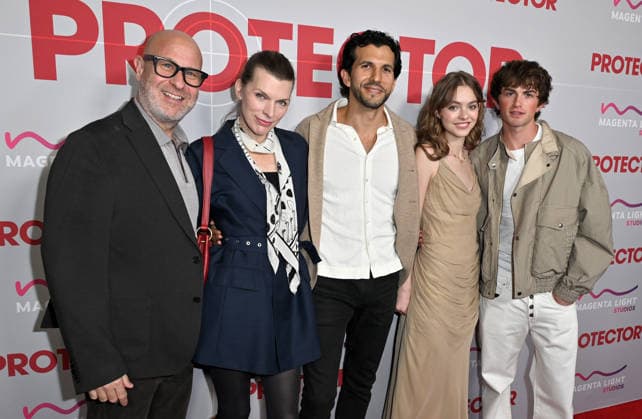 ˜Protector™ Los Angeles Special Screening Adrian Grunberg, Milla Jovovich, Gabriel Sloyer, Isabel Myers and Shane Williams arriving at the Protector Los Angeles special screening held at AMC The Grove on February 25, 2026 in Los Angeles, Ca. Los Angeles AMC The Grove California USA Copyright: xLeexWatt AFF-USA.COMx