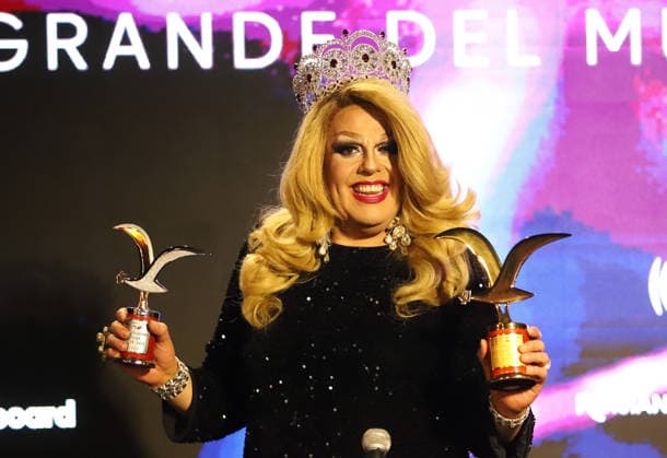 Vina del Mar, February 25, 2026 Asskha Sumathra at a press conference, after her performance at the Vina del Mar Festival the song of Vina del Mar Manuel Lema Aton Chile, Vina del Mar Chile Aton 1128648  Copyright: MANUELxLEMA xATONxCHILE