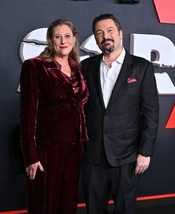 ˜Scream 7™ Global Premiere Amber Freeman and James Vanderbilt arriving to the Scream 7 global premiere held at the Paramount Theatre on February 25, 2026 in Los Angeles, Ca. Los Angeles Paramount Theatre California USA Copyright: xLISAxOConnor xAFF-USA.COMx