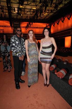 Mailand Fashion Week, Gäste der Missoni Modenschau Milano Fashion Week - Women F W 26-27 Missoni Fashion Show Front Row Milan, Italy Haroun Fall;Noemi;Caterina Forza Milano Fashion Week - Women F W 26-27 Missoni Fashion Show Front Row Milan, Italy 25th February 2026 SGPItalia id 134528_001 * Not Exclusive  Copyright: xMarcoxErbax
