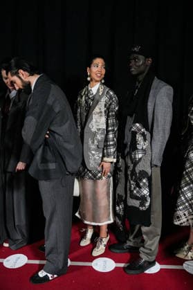 Mailand Fashion Week, Antonio Marras Modenschau #2 Milano Fashion Week - Women F W 26-27 Antonio Marras Men and Women Fashion Show Backstage Milan, Italy Milano Fashion Week - Women F W 26-27 Antonio Marras Men and Women Fashion Show Backstage Milan, Italy 25th February 2026 SGPItalia id 134527_002 * Not Exclusive  Copyright: xMarcoxErbax