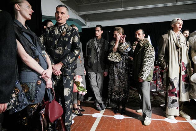 Mailand Fashion Week, Antonio Marras Modenschau #2 Milano Fashion Week - Women F W 26-27 Antonio Marras Men and Women Fashion Show Backstage Milan, Italy Milano Fashion Week - Women F W 26-27 Antonio Marras Men and Women Fashion Show Backstage Milan, Italy 25th February 2026 SGPItalia id 134527_002 * Not Exclusive  Copyright: xMarcoxErbax
