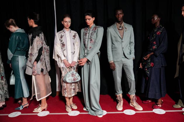 Mailand Fashion Week, Antonio Marras Modenschau #2 Milano Fashion Week - Women F W 26-27 Antonio Marras Men and Women Fashion Show Backstage Milan, Italy Milano Fashion Week - Women F W 26-27 Antonio Marras Men and Women Fashion Show Backstage Milan, Italy 25th February 2026 SGPItalia id 134527_002 * Not Exclusive  Copyright: xMarcoxErbax