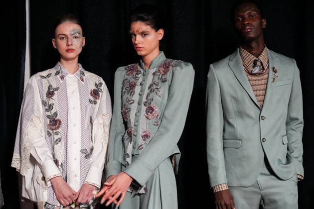 Mailand Fashion Week, Antonio Marras Modenschau #2 Milano Fashion Week - Women F W 26-27 Antonio Marras Men and Women Fashion Show Backstage Milan, Italy Milano Fashion Week - Women F W 26-27 Antonio Marras Men and Women Fashion Show Backstage Milan, Italy 25th February 2026 SGPItalia id 134527_002 * Not Exclusive  Copyright: xMarcoxErbax