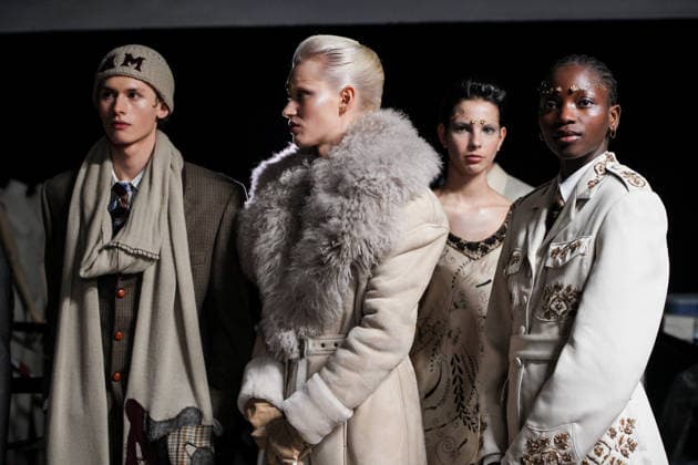 Mailand Fashion Week, Antonio Marras Modenschau #2 Milano Fashion Week - Women F W 26-27 Antonio Marras Men and Women Fashion Show Backstage Milan, Italy Milano Fashion Week - Women F W 26-27 Antonio Marras Men and Women Fashion Show Backstage Milan, Italy 25th February 2026 SGPItalia id 134527_002 * Not Exclusive  Copyright: xMarcoxErbax