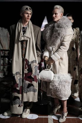 Mailand Fashion Week, Antonio Marras Modenschau #2 Milano Fashion Week - Women F W 26-27 Antonio Marras Men and Women Fashion Show Backstage Milan, Italy Milano Fashion Week - Women F W 26-27 Antonio Marras Men and Women Fashion Show Backstage Milan, Italy 25th February 2026 SGPItalia id 134527_002 * Not Exclusive  Copyright: xMarcoxErbax