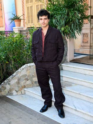 Sanremo, 76th Italian Song Festival - Day 3 - Arrivals at Villa Nobel In the picture: Leo Gassmann  Copyright: xSimonexComix xipa-agency.netx xPoolxSanremox02x IPA_Agency_IPA72045057