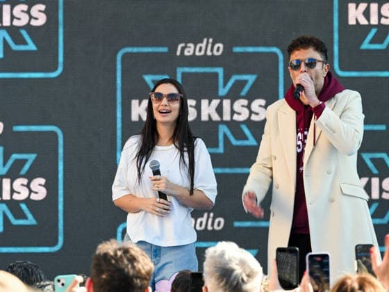 Sanremo, 76th Italian Song Festival - Day 3 - Elettra Lamborghini on Kiss Kiss Radio  Copyright: xManuelexMangiarottix xipa-agency.netx xPoolxSanremox02x IPA_Agency_IPA72045516