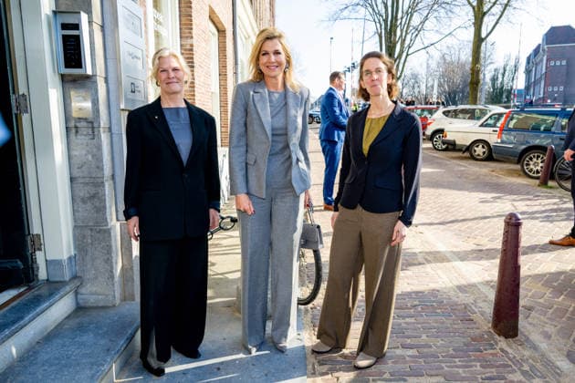 26-02-2026 Amsterdam Queen Maxima visited the Takecarebnb Foundation, an organization which aims to give refugees awaiting housing a good start in the Netherlands, in Amsterdam. Â  Copyright: xPPEx