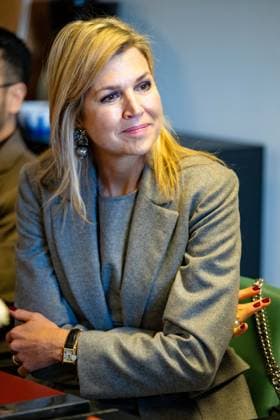 26-02-2026 Amsterdam Queen Maxima visited the Takecarebnb Foundation, an organization which aims to give refugees awaiting housing a good start in the Netherlands, in Amsterdam. Â  Copyright: xPPEx