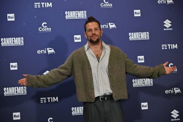 Photo IPP Felice De Martino Sanremo 26 02 2026 76th Italian Song Festival In the photo Enrico Nigiotti Italy Photo Press World Copyright