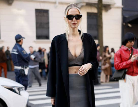 Max Mara - Guest arrivals - Milan Fashion Week - Womenswear Fall Winter 2026 2027 MILAN, ITALY - FEBRUARY 26: Leonie Hanne arrives to Max Mara show during the Milan Fashion Week - Womenswear Fall Winter 2026 2027 on February 26, 2026 in Milan, Italy. Photo by Marco Piovanotto Abacapress.com  Copyright: xPiovanottoxMarco ABACAx