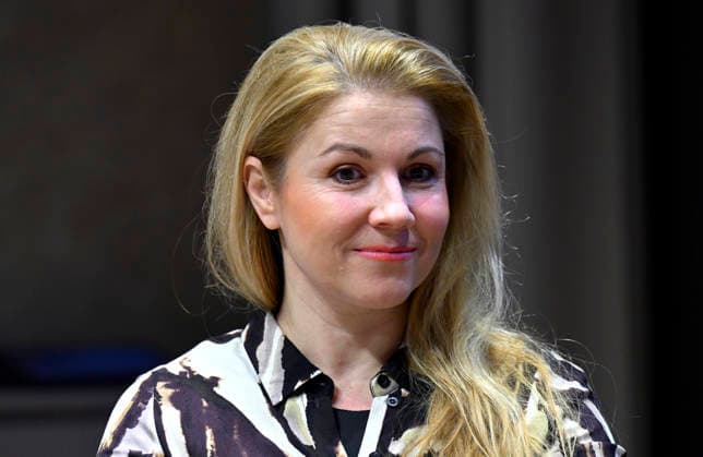 Czech Opera singer Katerina Knezikova speaks during the press conference on 68th Smetana Litomysl National Festival in Prague, Czech Republic, February 26, 2026. (CTKxPhoto KaterinaxSulova) CTKPhotoP2026022603989  CTKPhotoP2026022603989