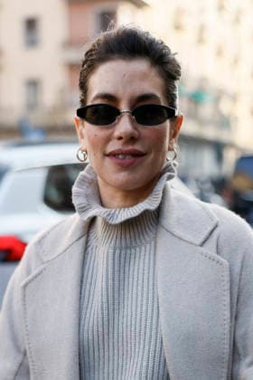 Max Mara - Guest arrivals - Milan Fashion Week - Womenswear Fall Winter 2026 2027 MILAN, ITALY - FEBRUARY 26: Giulia Michelini arrives to Max Mara show during the Milan Fashion Week - Womenswear Fall Winter 2026 2027 on February 26, 2026 in Milan, Italy. Photo by Marco Piovanotto Abacapress.com  Copyright: xPiovanottoxMarco ABACAx