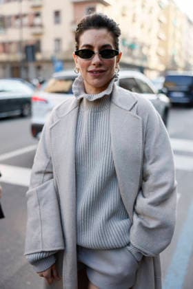 Max Mara - Guest arrivals - Milan Fashion Week - Womenswear Fall Winter 2026 2027 MILAN, ITALY - FEBRUARY 26: Giulia Michelini arrives to Max Mara show during the Milan Fashion Week - Womenswear Fall Winter 2026 2027 on February 26, 2026 in Milan, Italy. Photo by Marco Piovanotto Abacapress.com  Copyright: xPiovanottoxMarco ABACAx