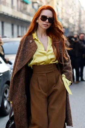 Max Mara - Guest arrivals - Milan Fashion Week - Womenswear Fall Winter 2026 2027 MILAN, ITALY - FEBRUARY 26: Evelyn Kazantzoglou arrives to Max Mara show during the Milan Fashion Week - Womenswear Fall Winter 2026 2027 on February 26, 2026 in Milan, Italy. Photo by Marco Piovanotto Abacapress.com  Copyright: xPiovanottoxMarco ABACAx