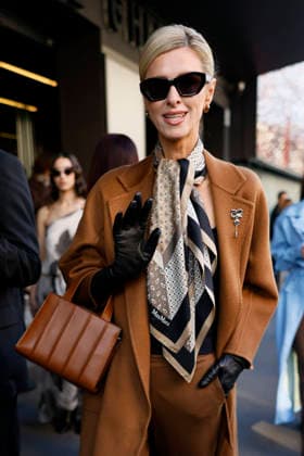 Max Mara - Guest arrivals - Milan Fashion Week - Womenswear Fall Winter 2026 2027 MILAN, ITALY - FEBRUARY 26: Nicky Hilton Rothschild arrives to Max Mara show during the Milan Fashion Week - Womenswear Fall Winter 2026 2027 on February 26, 2026 in Milan, Italy. Photo by Marco Piovanotto Abacapress.com  Copyright: xPiovanottoxMarco ABACAx