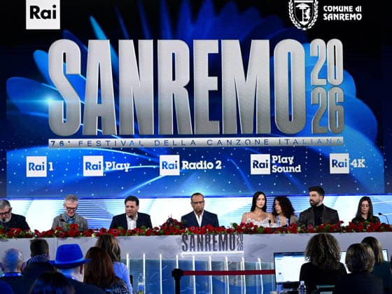 Sanremo, 76th Italian Song Festival. Press Conference. Pictured: Press Room  Copyright: xMaurizioxD Avanzox xipa-agency.netx xPoolxSanremox02x IPA_Agency_IPA72047999
