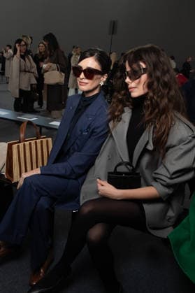 Milano Fashion Week - Women F W 26-27 Max Mara fashion show Front Row Milan, Italy Paz Vega;Celeste Dalla Porta Milano Fashion Week - Women F W 26-27 Max Mara fashion show Front Row Milan, Italy 26th February 2026 SGPItalia id 134533_001 * Not Exclusive  Copyright: xJohnnyxDallaxLibera SGPx