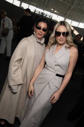 Milano Fashion Week - Women F W 26-27 Max Mara fashion show Front Row Milan, Italy Giulia Michelini;Carolina Crescentini Milano Fashion Week - Women F W 26-27 Max Mara fashion show Front Row Milan, Italy 26th February 2026 SGPItalia id 134533_001 * Not Exclusive  Copyright: xJohnnyxDallaxLibera SGPx