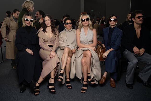 Milano Fashion Week - Women F W 26-27 Max Mara fashion show Front Row Milan, Italy Sveva Alviti;Emanuela Postacchini;Giulia Michelini;Carolina Crescentini;Paz Vega Milano Fashion Week - Women F W 26-27 Max Mara fashion show Front Row Milan, Italy 26th February 2026 SGPItalia id 134533_001 * Not Exclusive  Copyright: xJohnnyxDallaxLibera SGPx