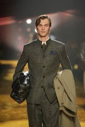Milan, Milan Women s Fashion Week: Fall Winter 2026 27 - Women s Fashion, Fall Winter 2026 27 - Boss fashion show - catwalk in the photo: Model  Copyright: xRiccardoxGIordanox xipa-agency.netx xRiccardoxGIordanox IPA_Agency_IPA72050967