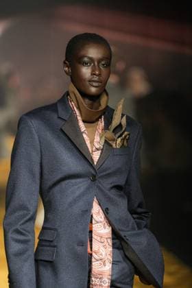 Milan, Milan Women s Fashion Week: Fall Winter 2026 27 - Women s Fashion, Fall Winter 2026 27 - Boss fashion show - catwalk in the photo: Model  Copyright: xRiccardoxGIordanox xipa-agency.netx xRiccardoxGIordanox IPA_Agency_IPA72051020