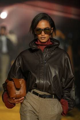 Milan, Milan Women s Fashion Week: Fall Winter 2026 27 - Women s Fashion, Fall Winter 2026 27 - Boss fashion show - catwalk in the photo: Model  Copyright: xRiccardoxGIordanox xipa-agency.netx xRiccardoxGIordanox IPA_Agency_IPA72051035