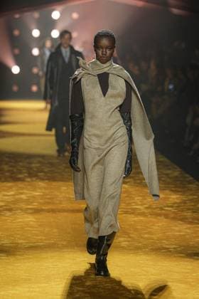 Milan, Milan Women s Fashion Week: Fall Winter 2026 27 - Women s Fashion, Fall Winter 2026 27 - Boss fashion show - catwalk in the photo: Model  Copyright: xRiccardoxGIordanox xipa-agency.netx xRiccardoxGIordanox IPA_Agency_IPA72051045