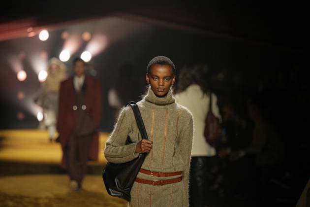 Milan, Milan Women s Fashion Week: Fall Winter 2026 27 - Women s Fashion, Fall Winter 2026 27 - Boss fashion show - catwalk in the photo: Model  Copyright: xRiccardoxGIordanox xipa-agency.netx xRiccardoxGIordanox IPA_Agency_IPA72051151