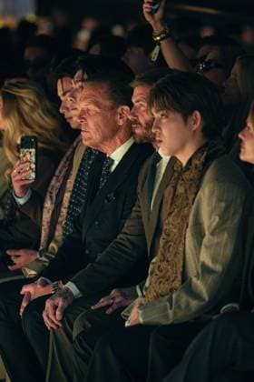 Milan, Milan Women s Fashion Week: Fall Winter 2026 27 - Women s Fashion, Fall Winter 2026 27 - Boss fashion show - catwalk in the photo: S.Coups, David Beckham  Copyright: xRiccardoxGIordanox xipa-agency.netx xRiccardoxGIordanox IPA_Agency_IPA72051256