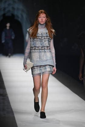 Milan, Milan Women s Fashion Week Fall Winter 2026 27 - Women s Fashion, Fall Winter 2026 27 - Anteprima fashion show - catwalk in the photo: model  Copyright: xSimonaxChiocciax xipa-agency.netx xFotosickix IPA_Agency_IPA72051283