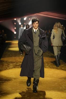Milan, Milan Women s Fashion Week: Fall Winter 2026 27 - Women s Fashion, Fall Winter 2026 27 - Boss fashion show - catwalk in the photo: Model  Copyright: xRiccardoxGIordanox xipa-agency.netx xRiccardoxGIordanox IPA_Agency_IPA72051183