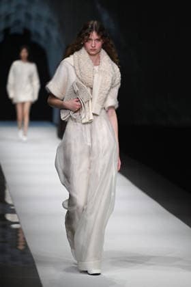 Milan, Milan Women s Fashion Week Fall Winter 2026 27 - Women s Fashion, Fall Winter 2026 27 - Anteprima fashion show - catwalk in the photo: model  Copyright: xSimonaxChiocciax xipa-agency.netx xFotosickix IPA_Agency_IPA72051315