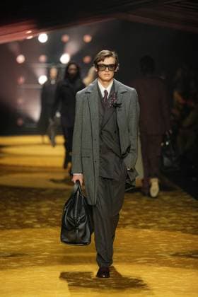 Milan, Milan Women s Fashion Week: Fall Winter 2026 27 - Women s Fashion, Fall Winter 2026 27 - Boss fashion show - catwalk in the photo: Model  Copyright: xRiccardoxGIordanox xipa-agency.netx xRiccardoxGIordanox IPA_Agency_IPA72051199