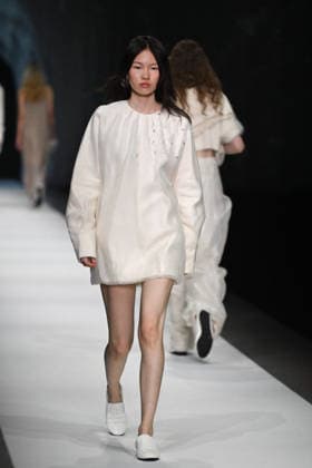 Milan, Milan Women s Fashion Week Fall Winter 2026 27 - Women s Fashion, Fall Winter 2026 27 - Anteprima fashion show - catwalk in the photo: model  Copyright: xSimonaxChiocciax xipa-agency.netx xFotosickix IPA_Agency_IPA72051318