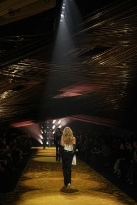 Milan, Milan Women s Fashion Week: Fall Winter 2026 27 - Women s Fashion, Fall Winter 2026 27 - Boss fashion show - catwalk in the photo: Model  Copyright: xRiccardoxGIordanox xipa-agency.netx xRiccardoxGIordanox IPA_Agency_IPA72051236
